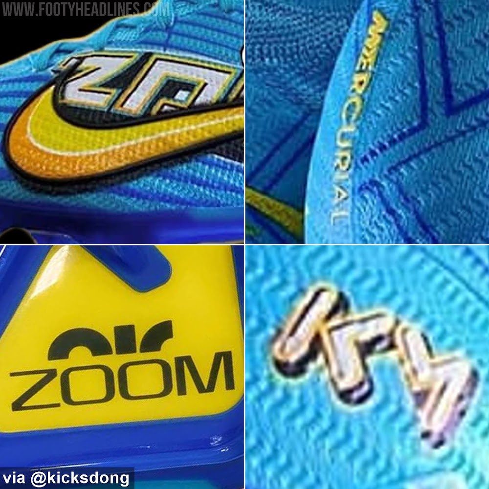 Rò rỉ giày đá bóng Nike Zoom Mercurial Kylian Mbappé 2023-24 Signature 